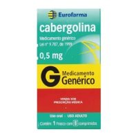Cabergolina 0,5mg/tablet / 8 tablets